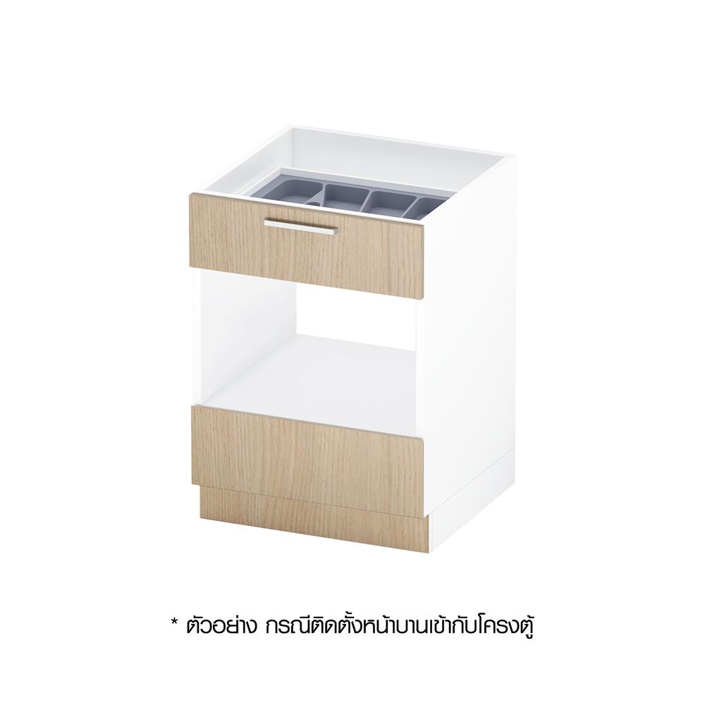 บานลิ้นชักโครงตู้ล่าง UPVC CABIN JUNO 60x83.5 ซม. สีบีช