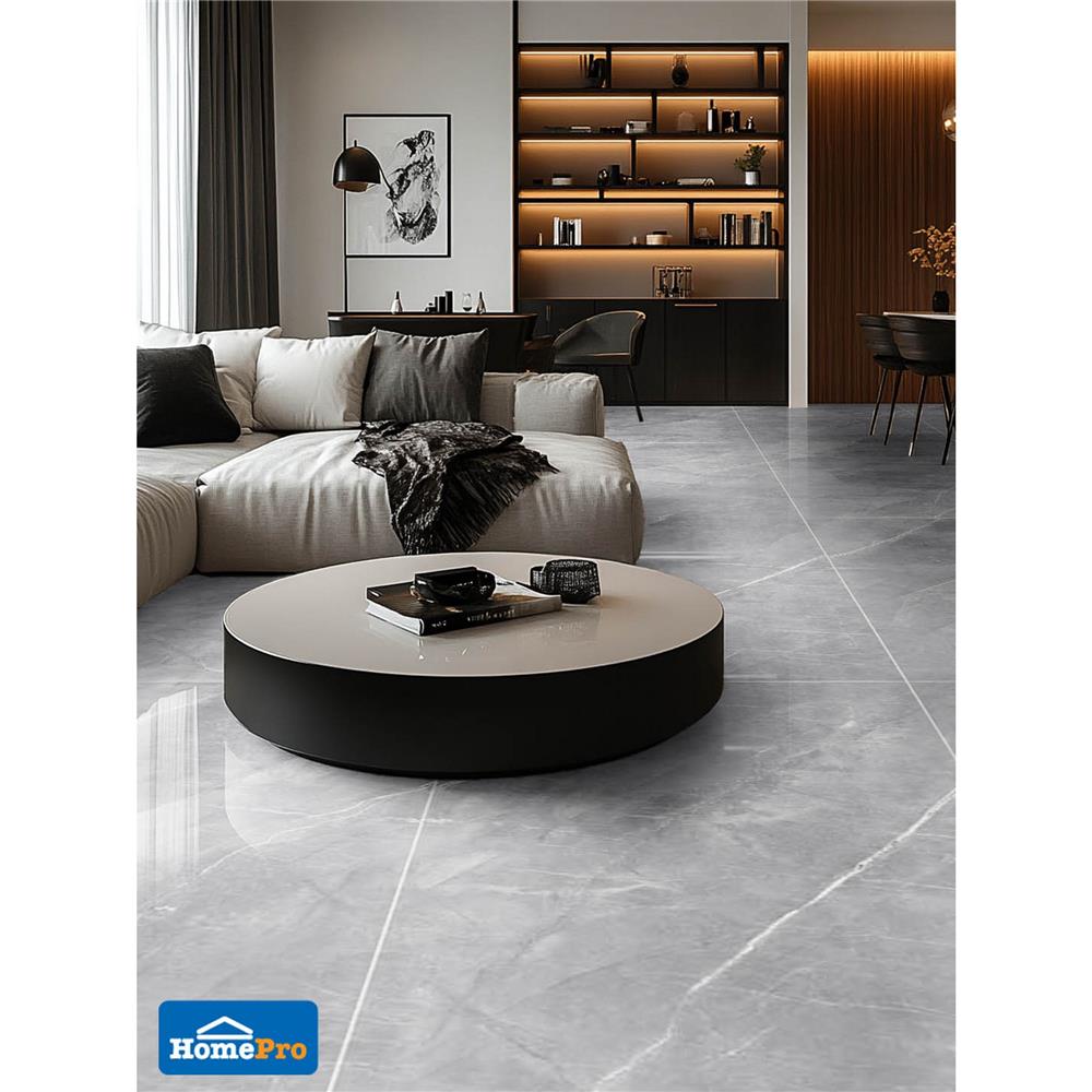กระเบื้องพื้นพอร์ซเลน 80x160 ซม. DURAGRES สเคลอรา เทา 2.56 ตร.ม.