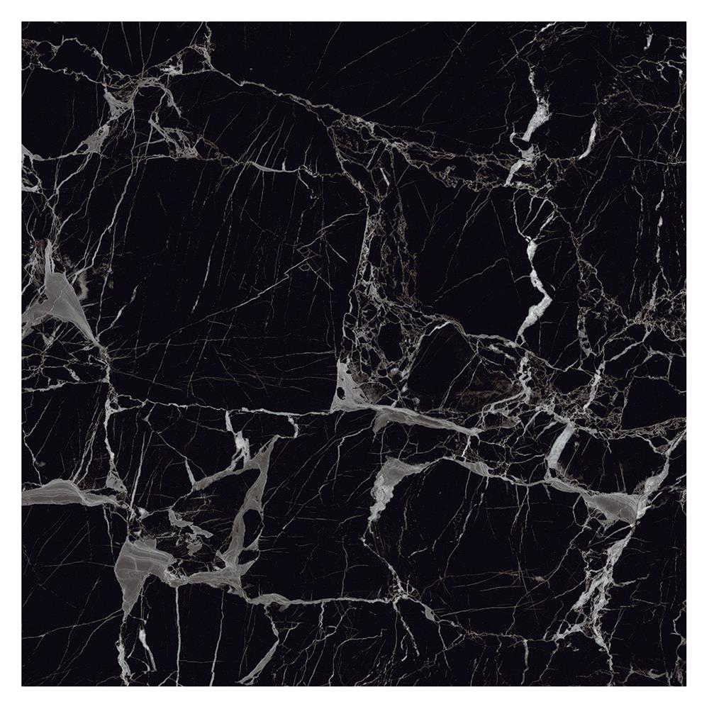 กระเบื้องพื้นพอร์ซเลน 60x60 ซม. DURAGRES ทิโวลี่ แบล็ค A 1.44 ตร.ม.