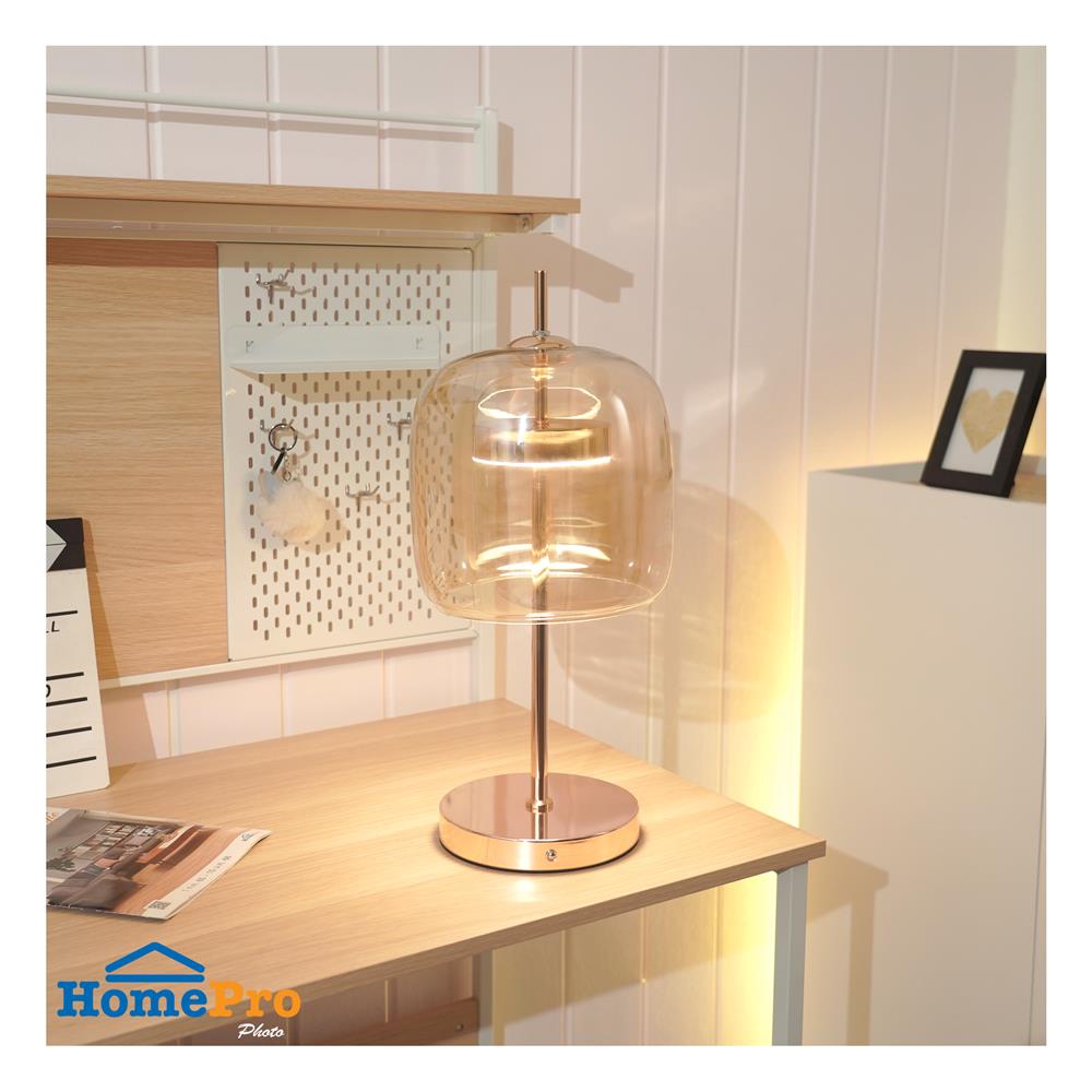 ไฟตั้งโต๊ะ LED CARINI T2451011 8 วัตต์ สีใส/ทอง