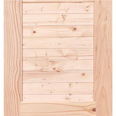 ประตูไม้สนนิวซีแลนด์ ไม่เจาะลูกบิด MODERN DOORS CE-06 100X200 ซม. สีธรรมชาติ_1