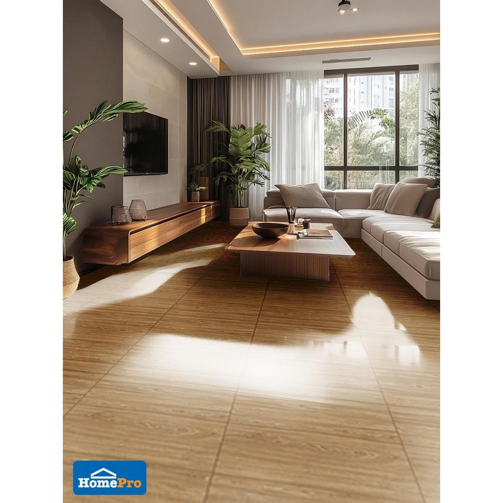 กระเบื้องพื้น 60x60 ซม. TARA เจเลน วู้ด บราวน์ A 1.44 ตร.ม.