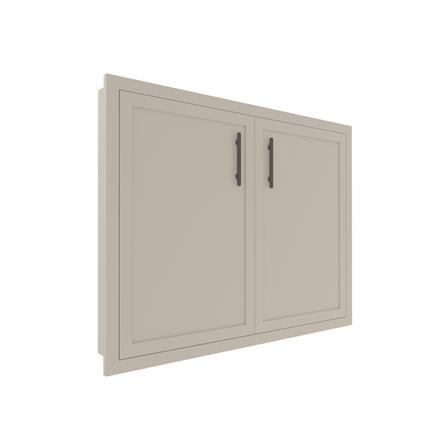 บานใต้เตา MJ SLIM SHAKER 86x56 ซม. ฺสี BEIGE_1
