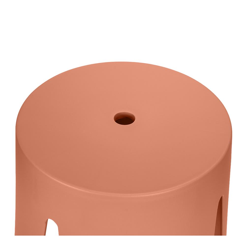 เก้าอี้พลาสติก SPRING KENTA สีส้มอิฐ