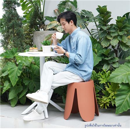 เก้าอี้พลาสติก SPRING KENTA สีส้มอิฐ_3