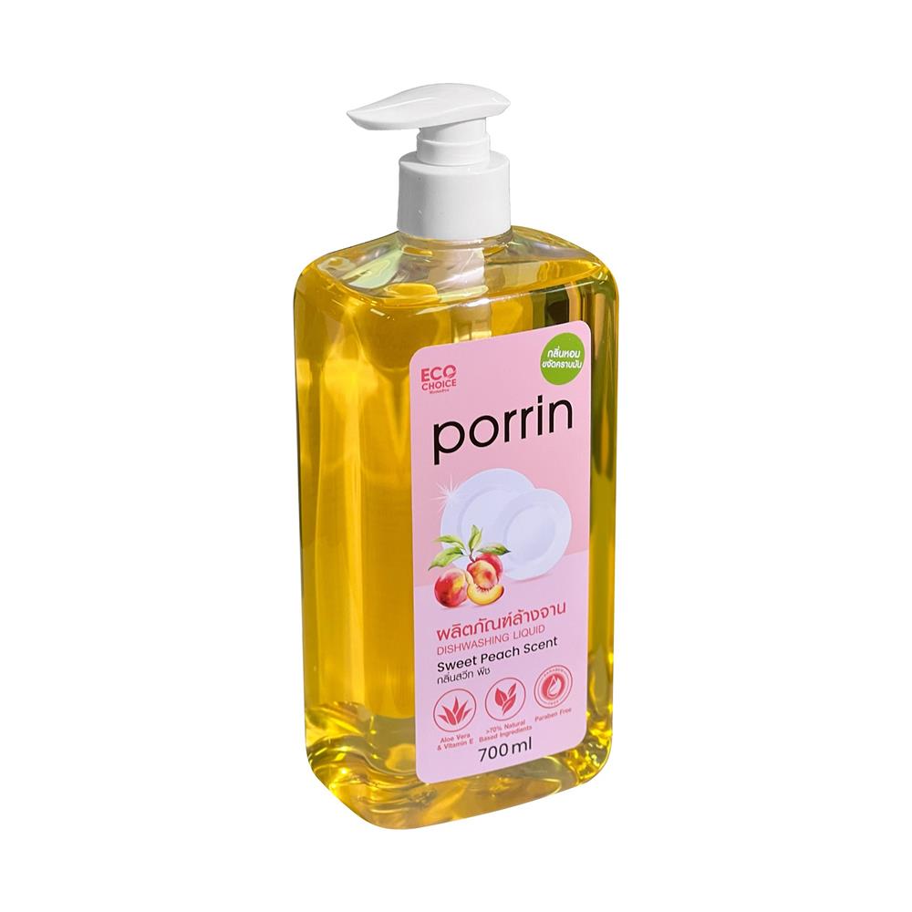 น้ำยาล้างจาน PORRIN 700 มล. SWEET PEACH