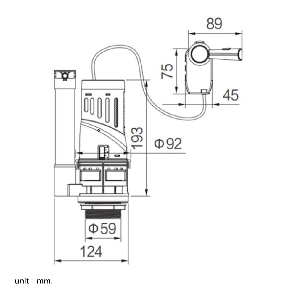 วาล์วน้ำออก COTTO F931001