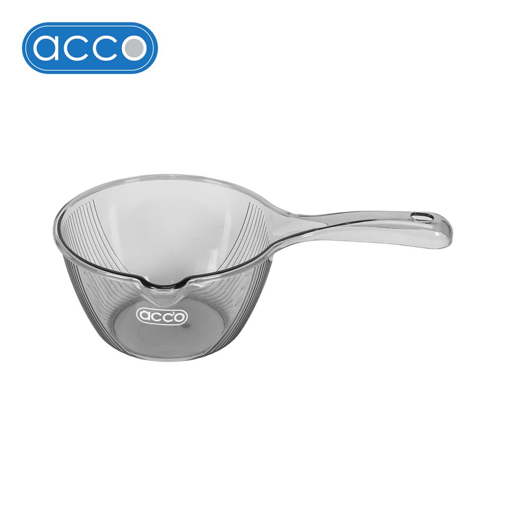 ขันน้ำกลมมีด้าม ACCO KLEAR 29.5 ซม. สีเทาใส_0