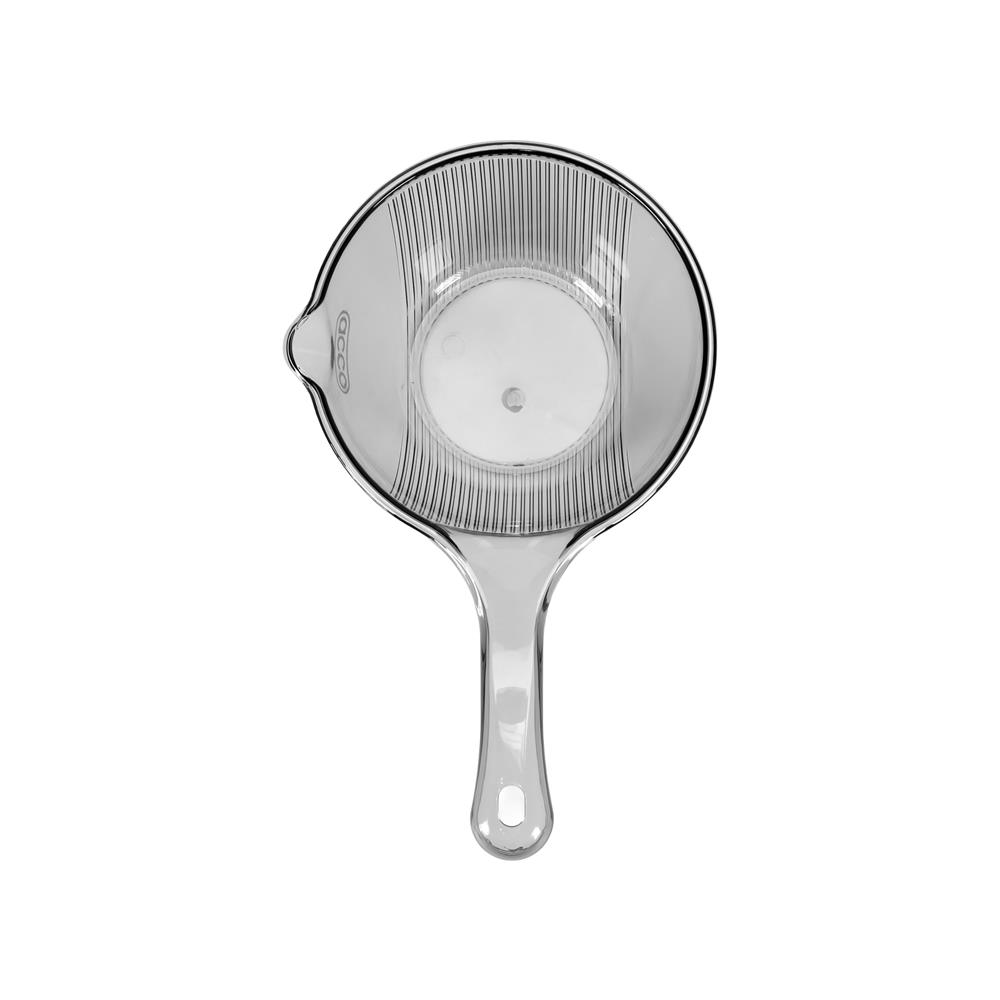 ขันน้ำกลมมีด้าม ACCO KLEAR 29.5 ซม. สีเทาใส