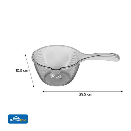 ขันน้ำกลมมีด้าม ACCO KLEAR 29.5 ซม. สีเทาใส_6