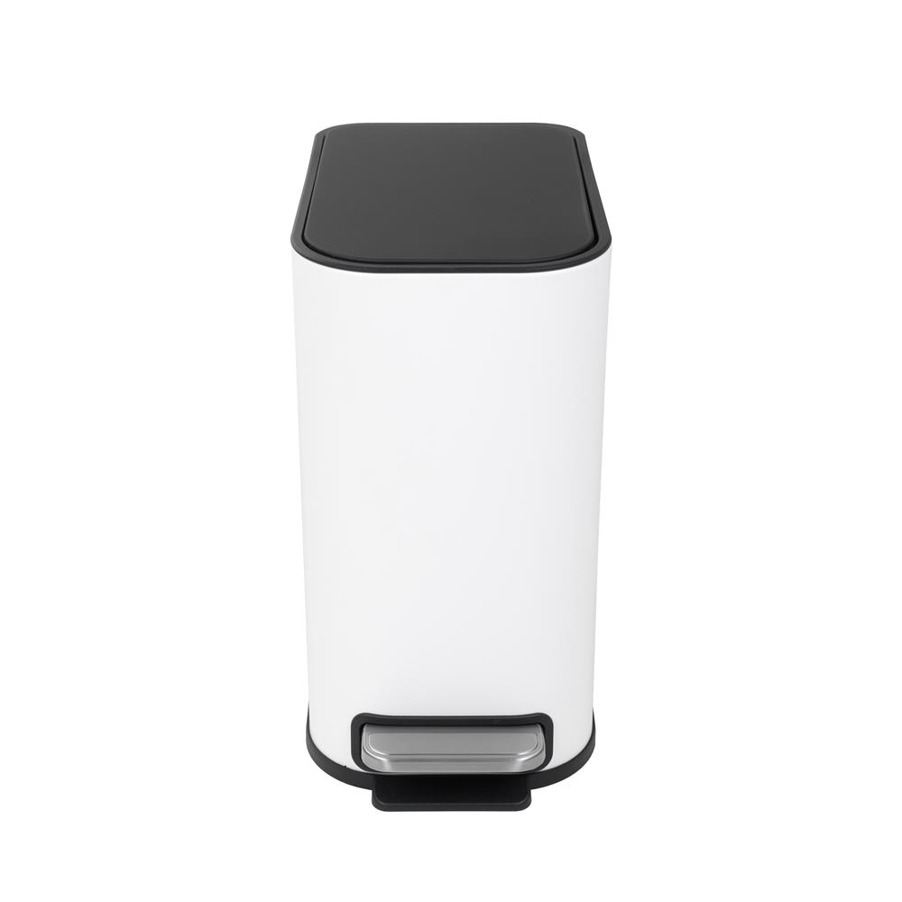 ถังขยะเหยียบเหลี่ยม ACCO SLOW STYLISH 5 ลิตร สีขาว