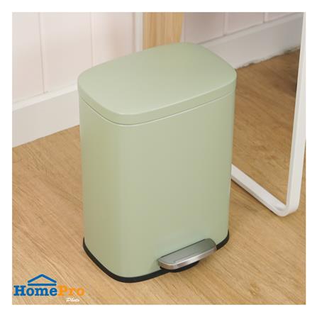 ถังขยะเหยียบเหลี่ยม ACCO TAFIA 12 ลิตร สีเขียว_4