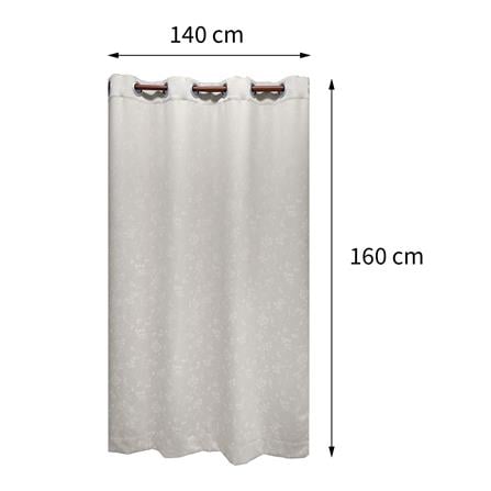 ผ้าม่าน EYELET HOME LIVING STYLE IXORA UV 140X160 ซม. สีครีม_5