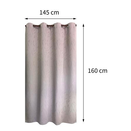ผ้าม่าน EYELET HOME LIVING STYLE YORK UV 145X160 ซม. สีน้ำตาล_5