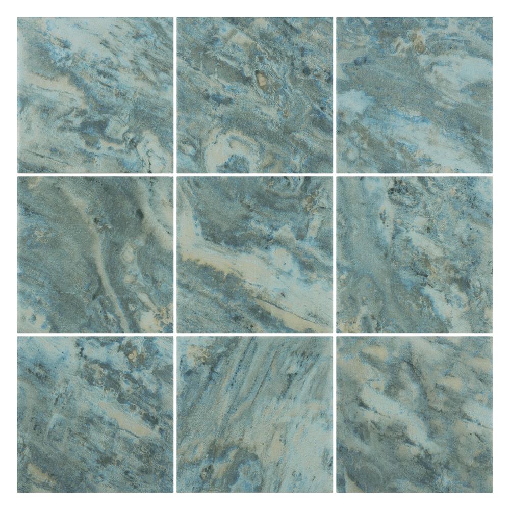 โมเสคพอร์ซเลน 30x30 ซม. TARA OASIS BLUE(98)