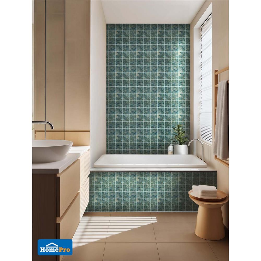 โมเสคพอร์ซเลน 30x30 ซม. TARA OASIS BLUE(48)