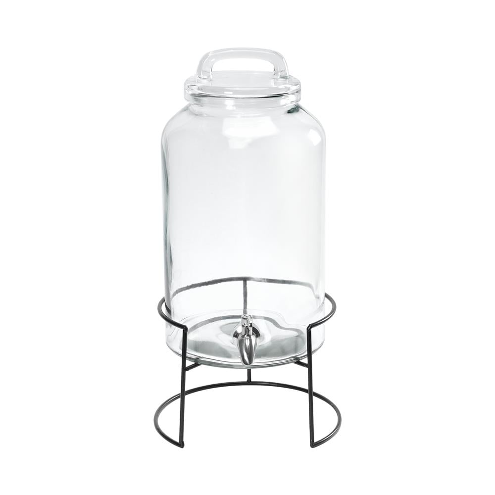 ขวดโหลแก้วมีก๊อกฝาดึง KECH JET IRON RACK 5.5 ลิตร