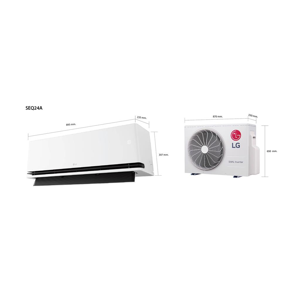 แอร์ผนัง LG SEQ24AN.S11 22000 บีทียู อินเวอร์เตอร์