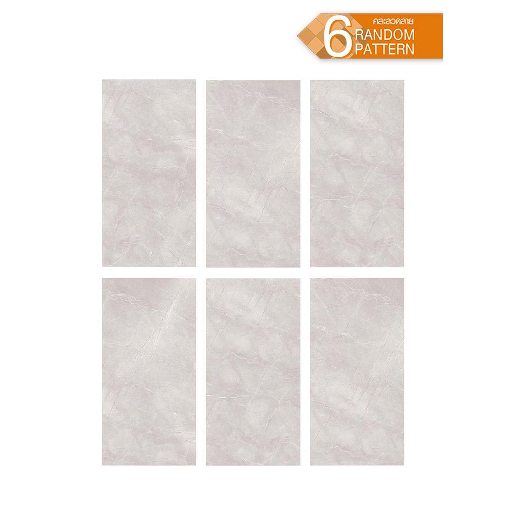 กระเบื้องพื้นพอร์ซเลน 60x120 ซม. DURAGRES ลิเชโอ เทาอ่อน A 1.44 ตร.ม.