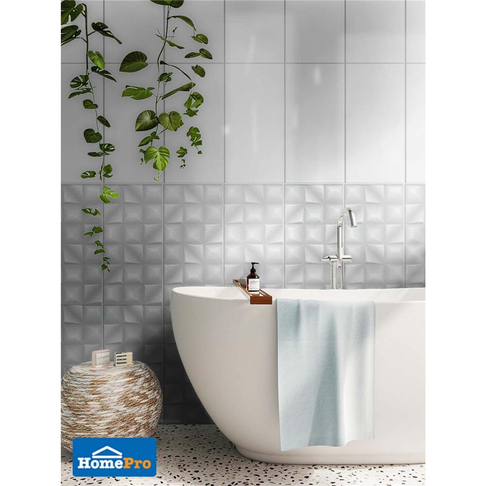 กระเบื้องผนัง 30x60 ซม. DURAGRES ฟรอสท์ ไวท์ A 1.44 ตร.ม.