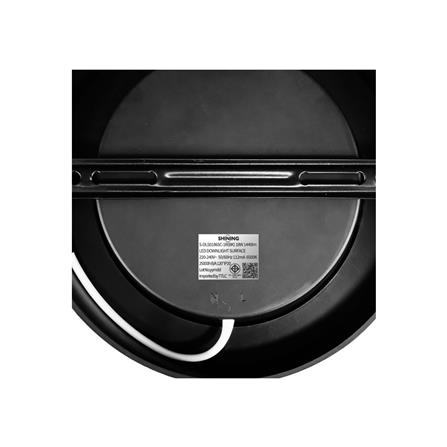 ดาวน์ไลท์ LED SHINING S-DLS01865C-1R(BK) 18 วัตต์ DAYLIGHT 8 นิ้ว สีดำ กลม_8