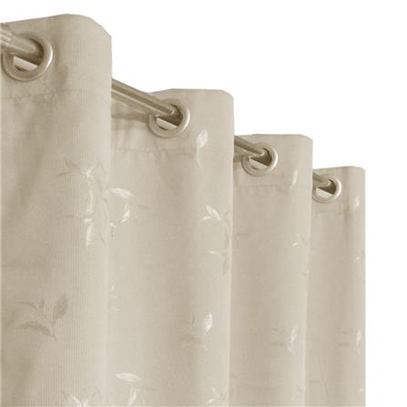 ผ้าม่าน EYELET HOME LIVING STYLE ERNET UV 140X220 ซม. สีครีม_2