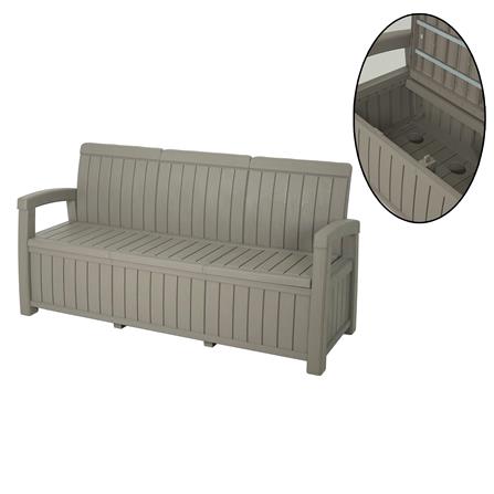 ม้านั่งเก็บของกลางแจ้ง 3 ที่นั่ง SPRING PORTOLA สีน้ำตาลอ่อน_1