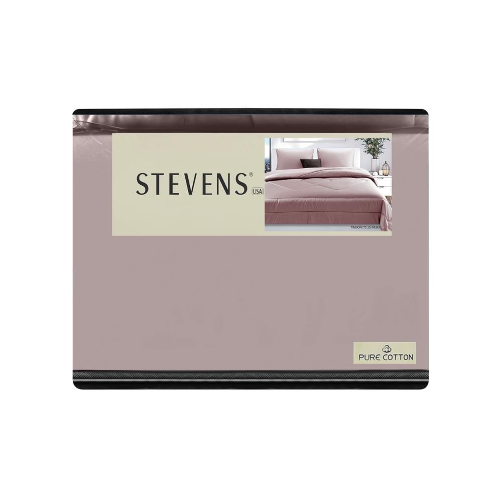 ชุดผ้าปูที่นอน 3.5 ฟุต (ชุด 4 ชิ้น) STEVENS PURE COTTON TS25PK