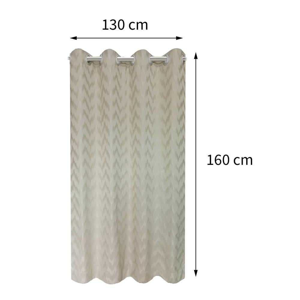 ผ้าม่าน EYELET HOME LIVING STYLE MARK UV 130X160 ซม. สีครีม