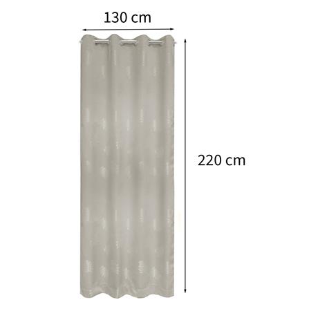 ผ้าม่าน EYELET HOME LIVING STYLE CHAREE UV 130X220 ซม. สีครีม_5