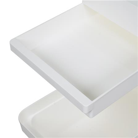 ชั้นวางของ 2 ชั้น STACKO TORI 25.3X41X87.5 ซม. สีขาว_3