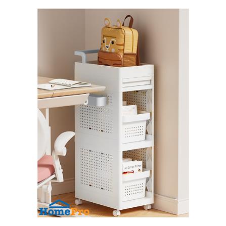 ชั้นวางของ 2 ชั้น STACKO TORI 25.3X41X87.5 ซม. สีขาว_6