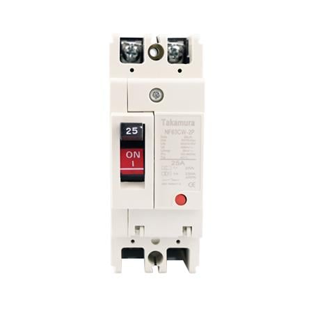 เซอร์กิตเบรกเกอร์ 2 โพล 1 เฟส TAKAMURA TNF63CW 25 แอมป์ 7.5 KA 220V_0