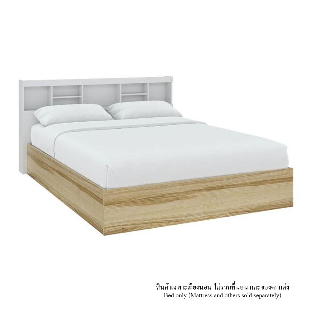 เตียง 6 ฟุต KONCEPT MOLLY 19238222 สีน้ำตาล/ขาว
