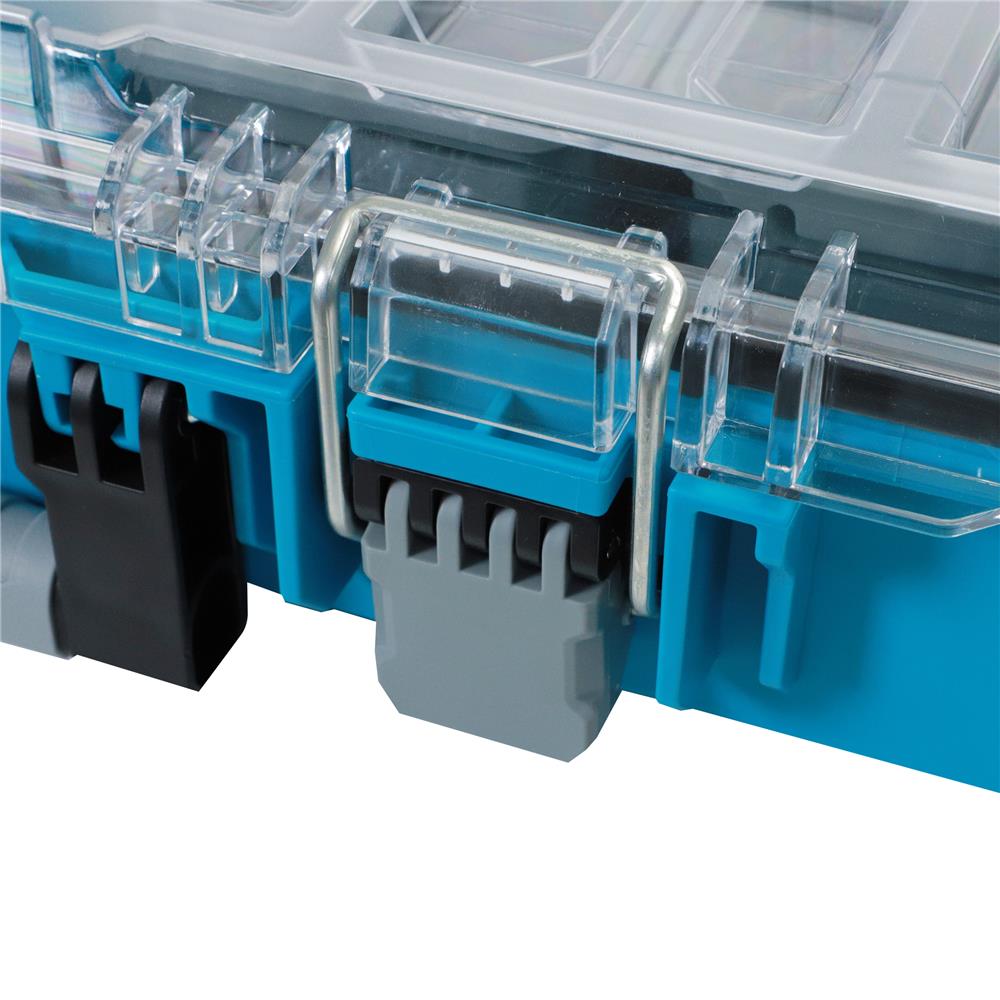 กล่องเครื่องมือใส่อะไหล่ 10 ช่อง MATALL PRO HL6001-4 สีเขียวน้ำทะเล