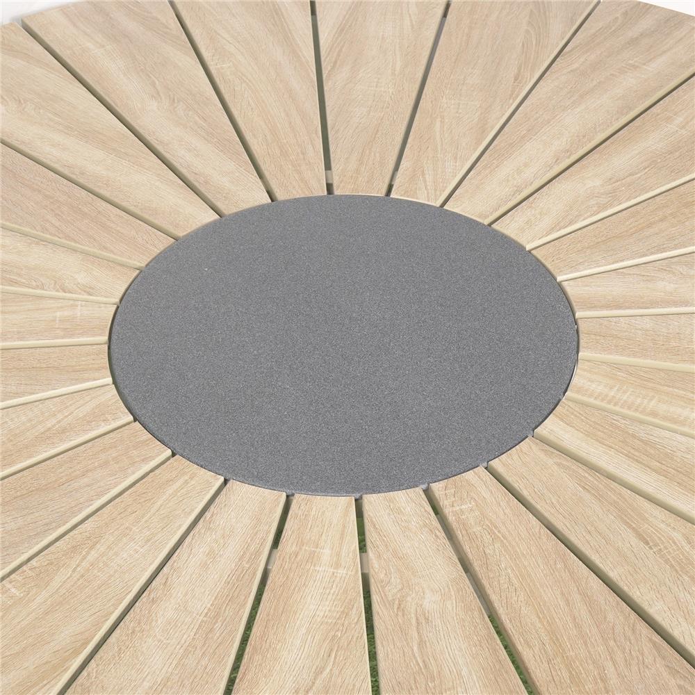 ชุดสนาม 4 ที่นั่ง SPRING SACHA สีน้ำตาล