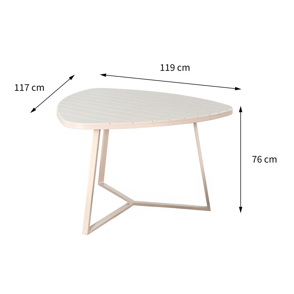 ชุดสนาม 6 ที่นั่ง SPRING PICNIC สีเบจ