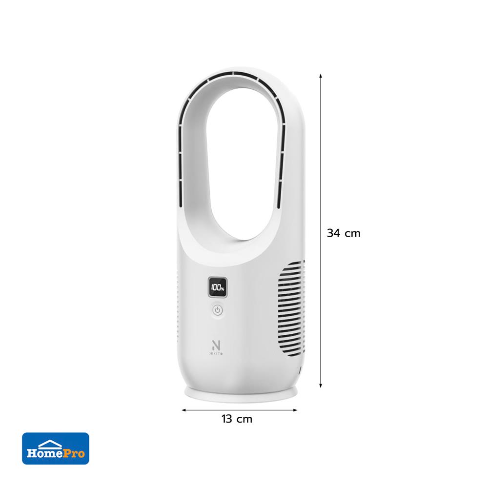 พัดลมพกพา NIKITO NKPTB001WH สีขาว