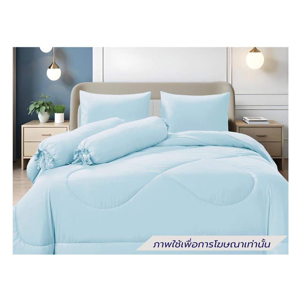 ชุดผ้าปูที่นอน 5 ฟุต (ชุด 6 ชิ้น) FROLINA COTTON BREEZE CBSF004
