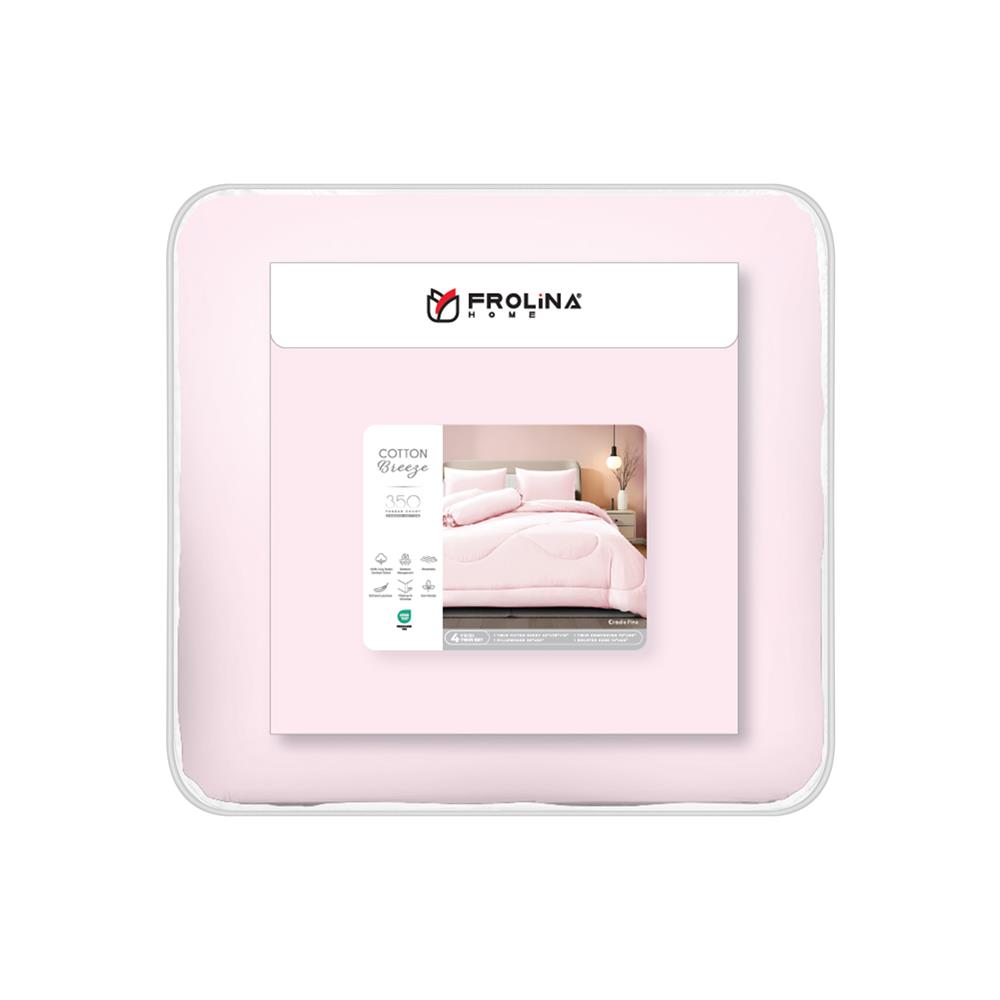 ชุดผ้าปูที่นอน 3.5 ฟุต (ชุด 4 ชิ้น) FROLINA COTTON BREEZE CBSF002