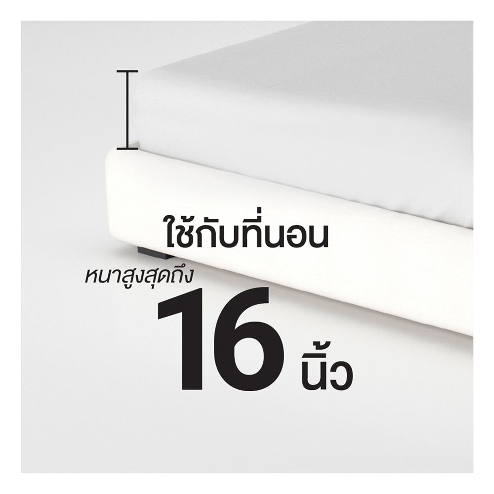 ชุดผ้าปูที่นอน 5 ฟุต (ชุด 6 ชิ้น) FROLINA COTTON BREEZE CBSF003
