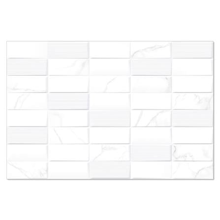 กระเบื้องผนัง 30x45 ซม. COTTO ออโรร่า เดคโค่ ขาว PM 0.81 ตร.ม._0