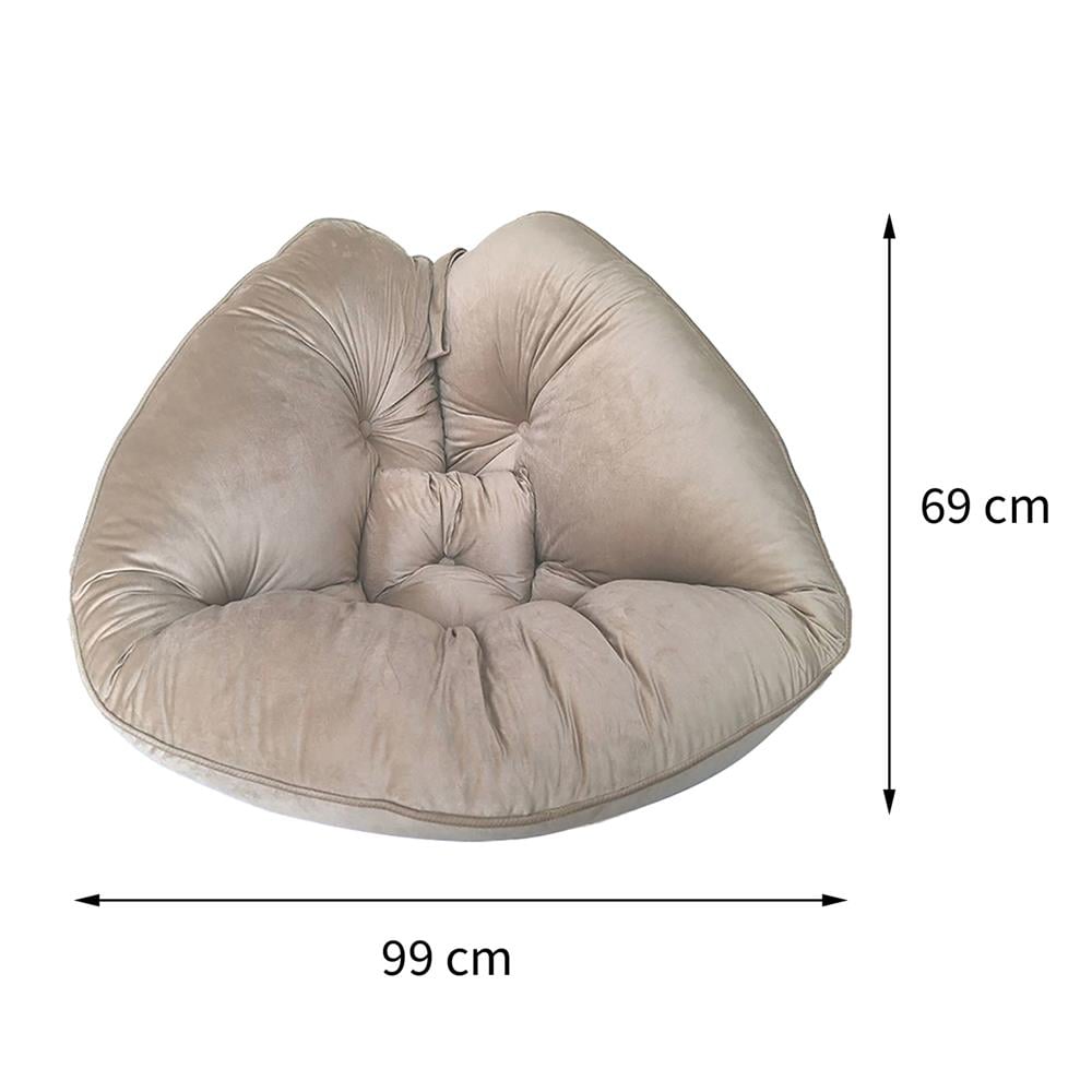 เบาะรองนั่ง HOME LIVING STYLE PEAR 39X27 นิ้ว สีน้ำตาล