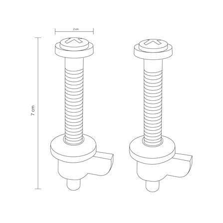 น๊อตยึดฝารองนั่ง FLUIDMASTER FL-6701_2