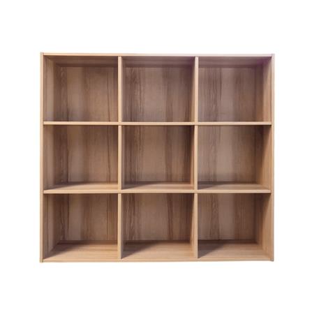 ชั้นวางของทึบ 9 ช่อง FURDINI FINE 120 ซม. ลายไม้_0