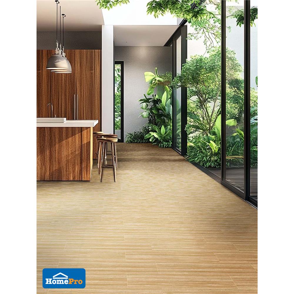 กระเบื้องพื้นพอร์ซเลน 15x60 ซม. TARA เดเรโว่ เบจ PM 0.99 ตร.ม.