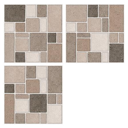 กระเบื้องพื้น 16x16 นิ้ว TARA อัลบอน มิกซ์ น้ำตาล A 0.96 ตร.ม._1