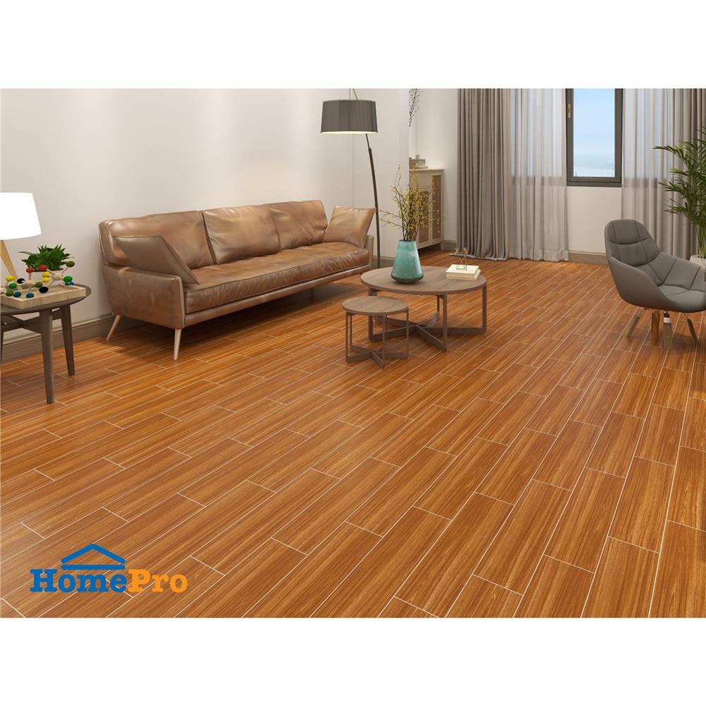 กระเบื้องพื้นพอร์ซเลน 15x60 ซม. TARA เดเรโว่ น้ำตาลแดง PM 0.99 ตร.ม.