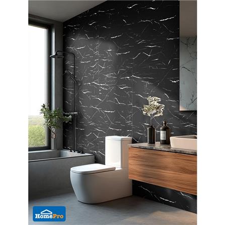 แผ่นตกแต่งผนัง SPC WALL PANEL 122x244 ซม. TARA ลอเรนต์ ดำ_6