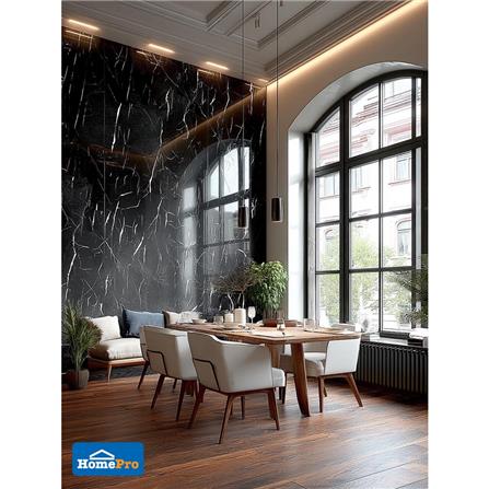 แผ่นตกแต่งผนัง SPC WALL PANEL 122x244 ซม. TARA ลอเรนต์ ดำ_7